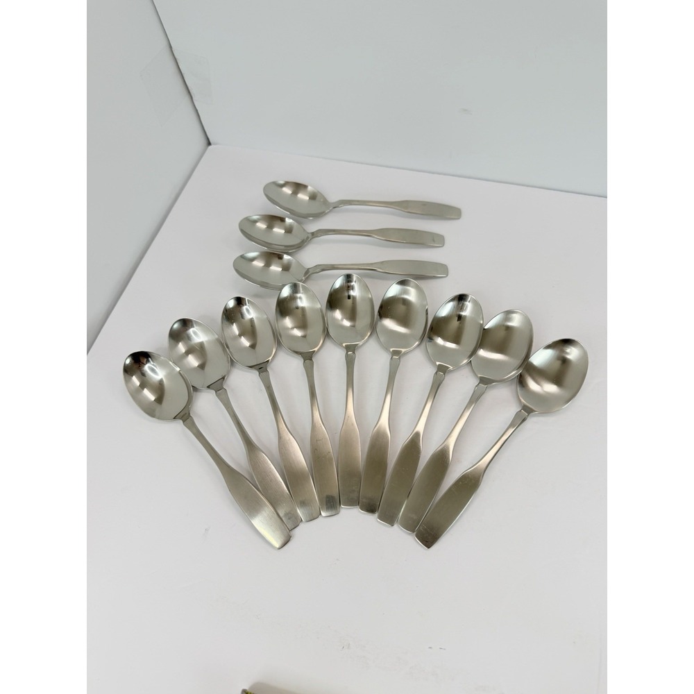 Oneida Community PAUL REVERE Place Oval Soup Spoons Stainless 6 7/8" Set Of 12